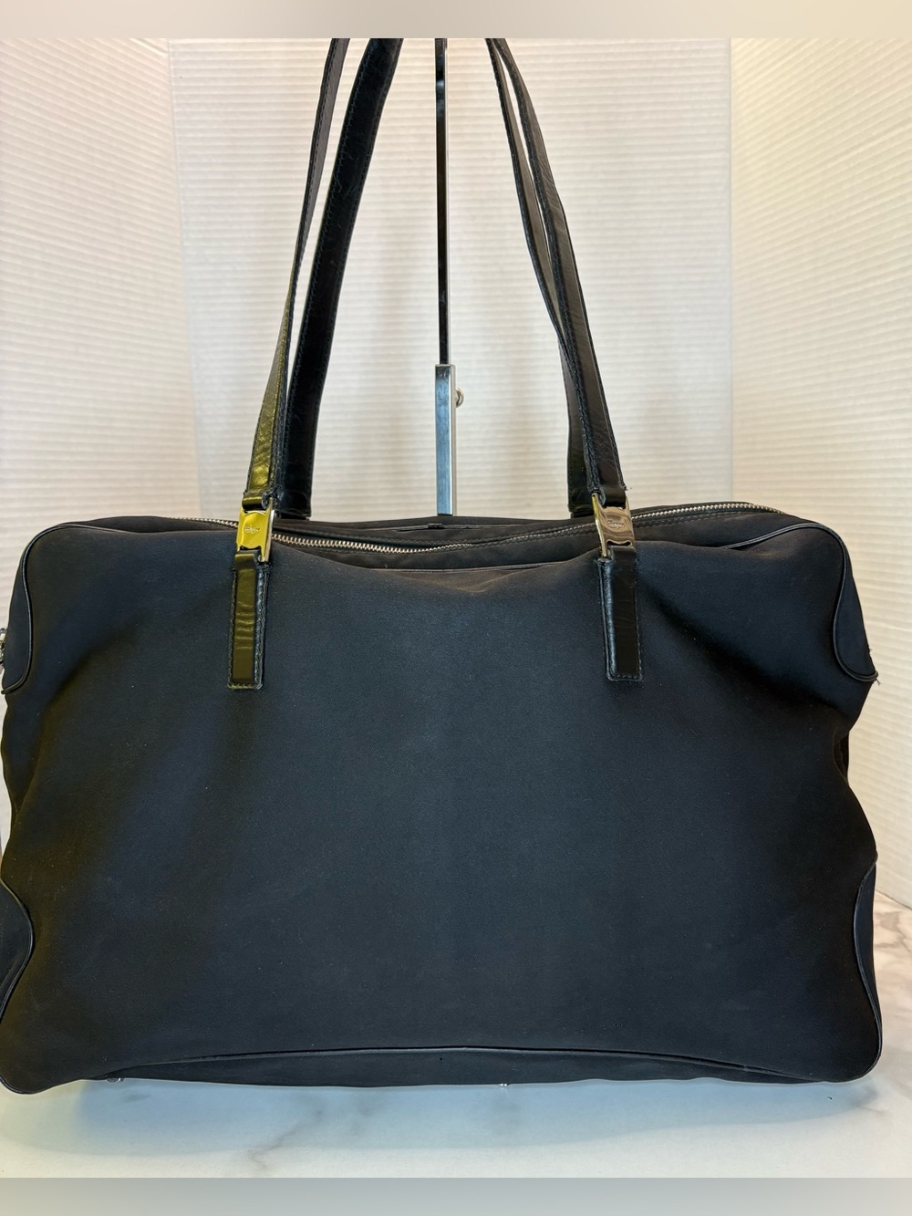 Salvatore Ferragamo Nylon Vels Tote bag